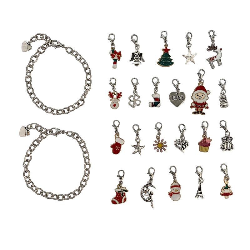 Christmas Advent Calendar Bracelets Set