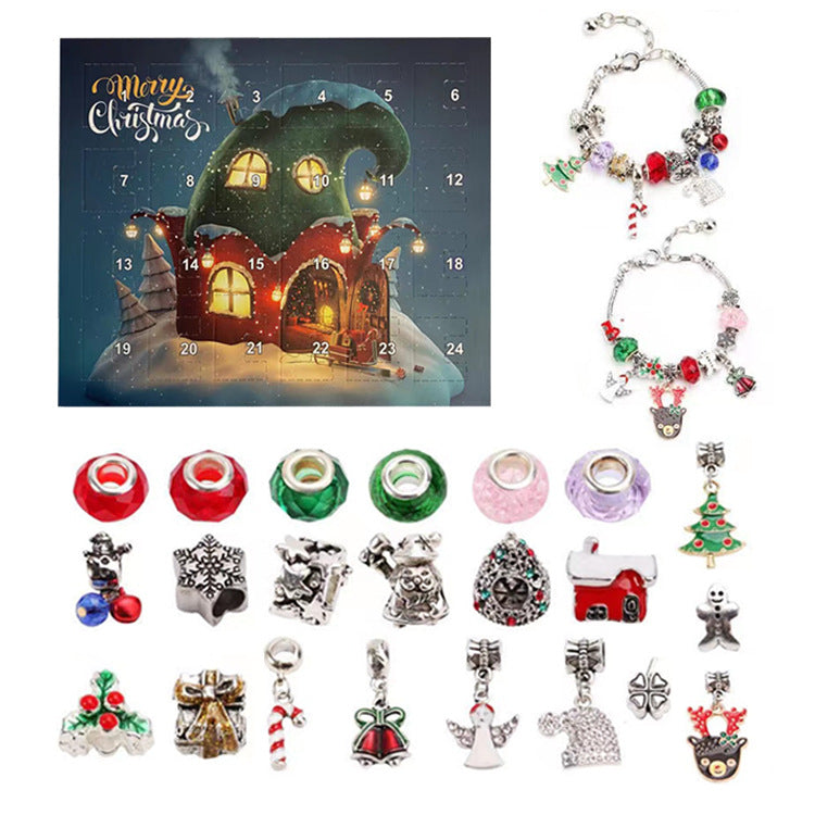 Christmas Advent Calendar Bracelets Set