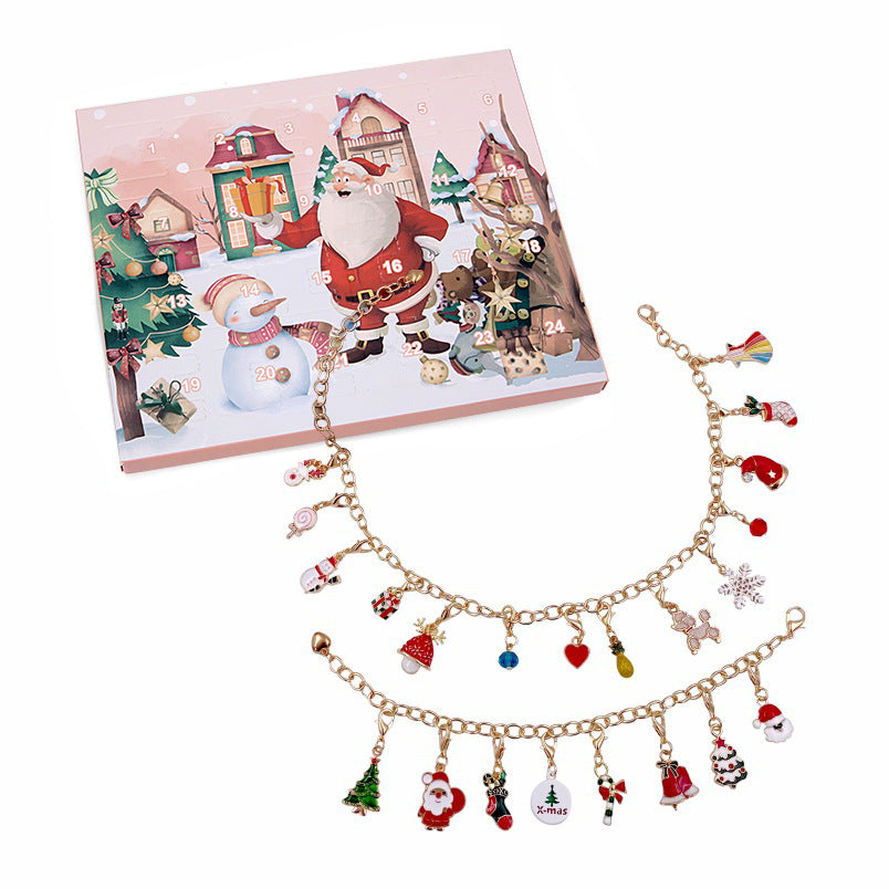 Christmas Advent Calendar Bracelets Set